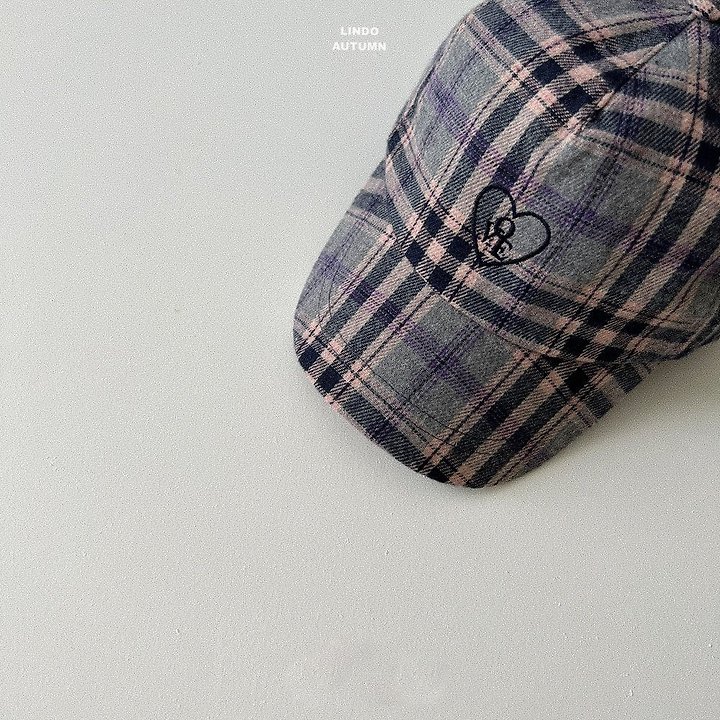 Lindo - Korean Children Fashion - #littlefashionista - Ov Check Ball Cap - 3