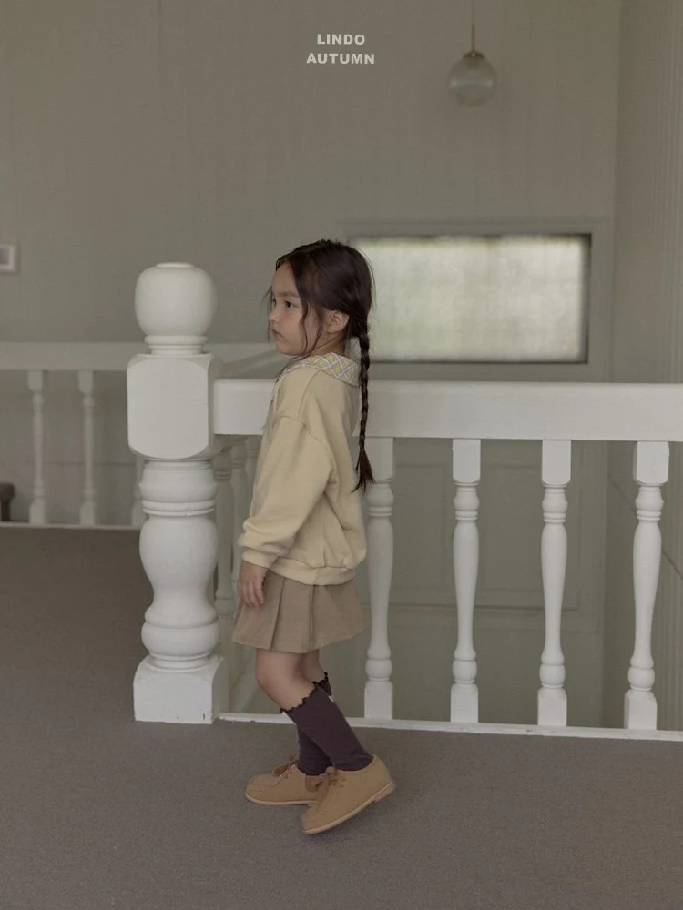 Lindo - Korean Children Fashion - #littlefashionista - Flower Collar Sweatshirt - 7