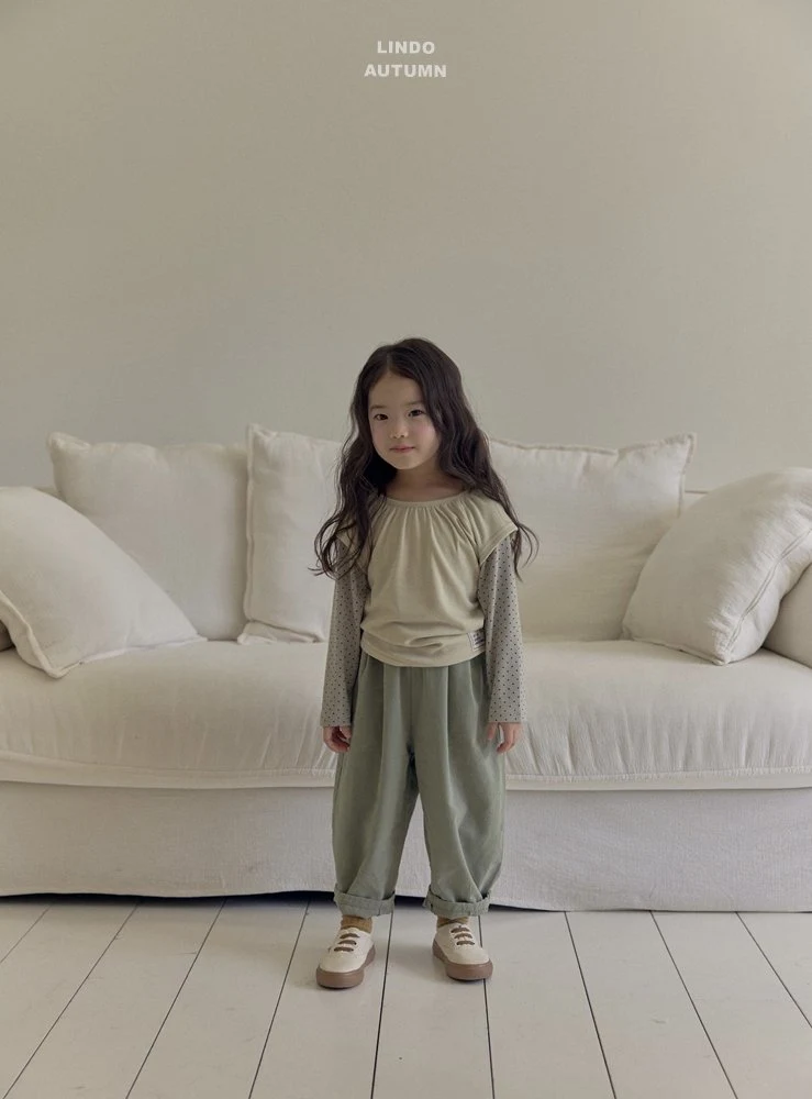 Lindo - Korean Children Fashion - #Kfashion4kids - Dot Layered Tee - 4