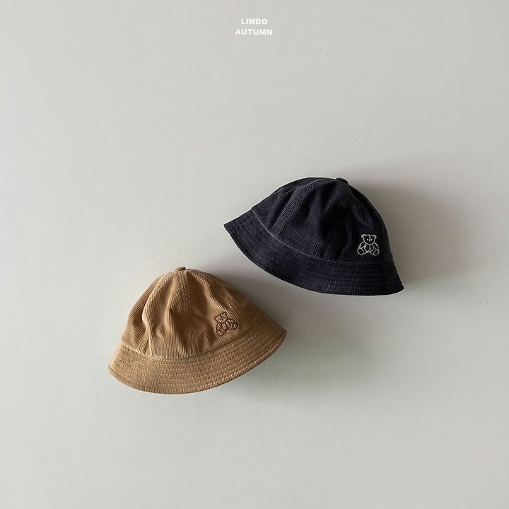 Lindo - Korean Children Fashion - #littlefashionista - Teddy Bear Bucket Hat