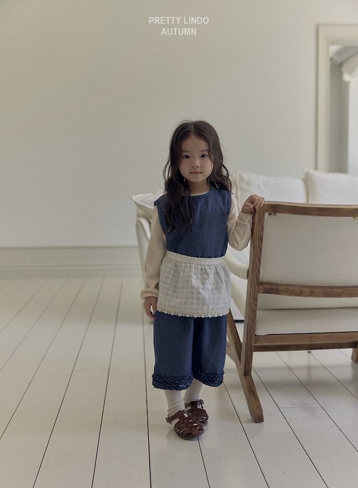 Lindo - Korean Children Fashion - #littlefashionista - Blue Overalls - 8