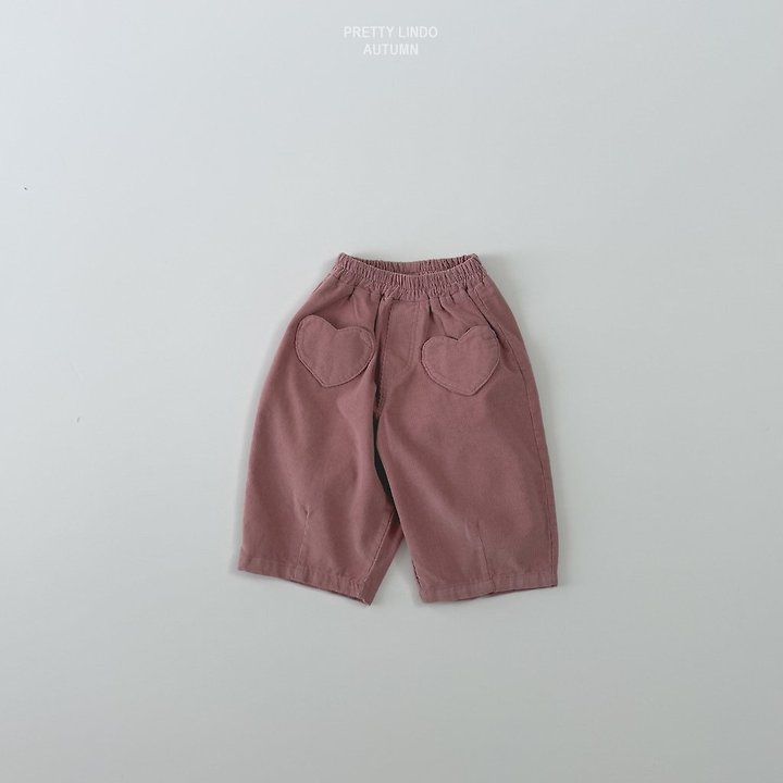 Lindo - Korean Children Fashion - #littlefashionista - Romantic Heart Pants - 5