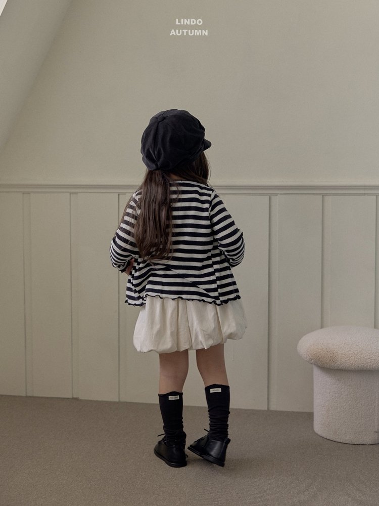 Lindo - Korean Children Fashion - #magicofchildhood - Pompom Sleeveless Cardigan Set - 5