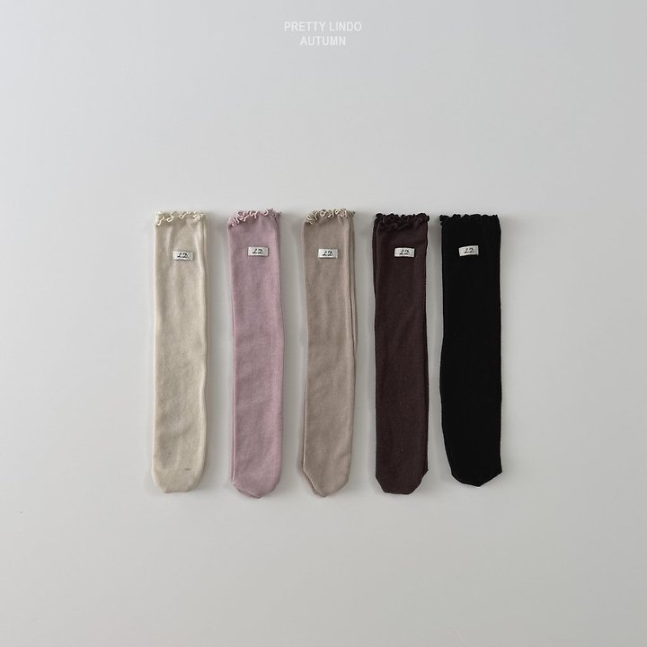 Lindo - Korean Children Fashion - #magicofchildhood - Soft Ribbed Long Socks - 8