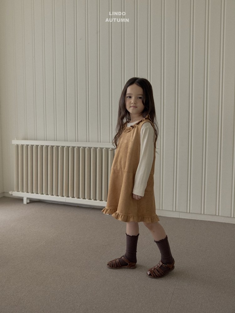 Lindo - Korean Children Fashion - #minifashionista - Suede Dress - 12