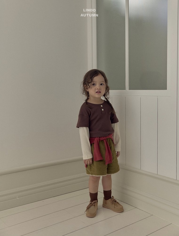 Lindo - Korean Children Fashion - #minifashionista - Golden Mellow Shorts - 5