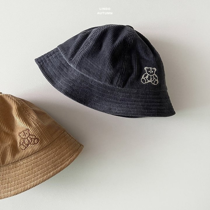 Lindo - Korean Children Fashion - #minifashionista - Teddy Bear Bucket Hat - 3
