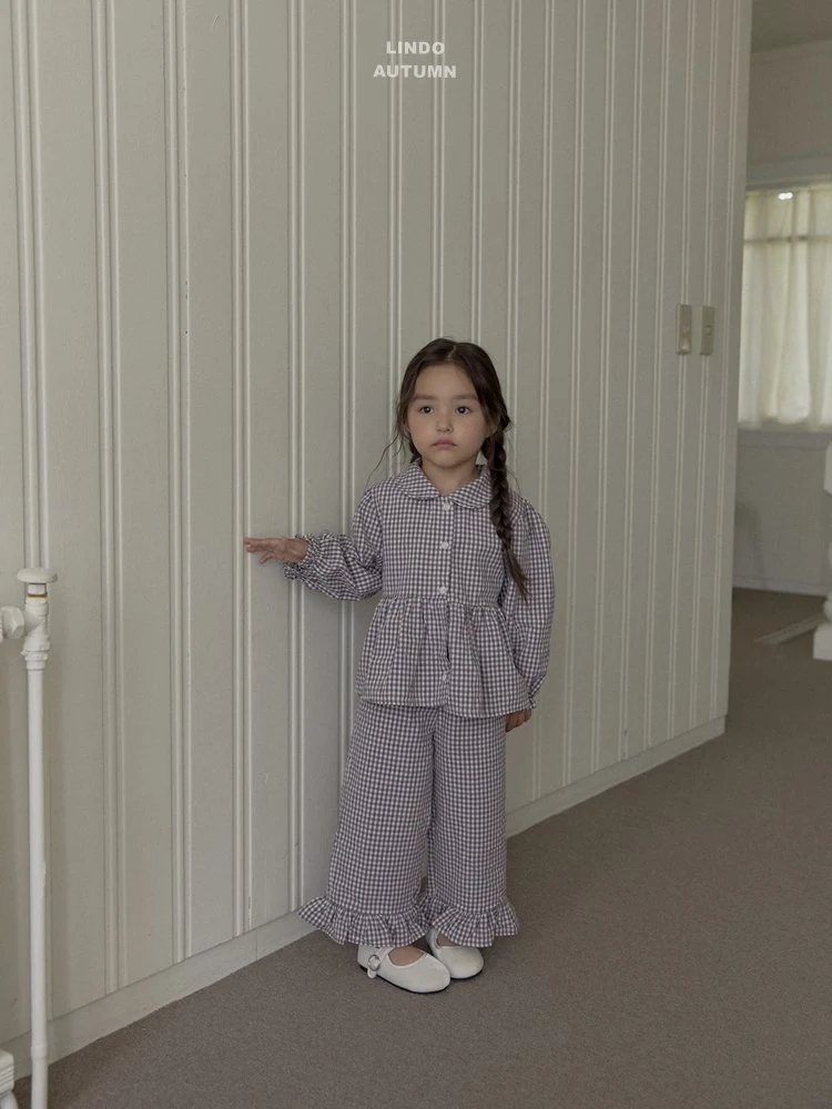 Lindo - Korean Children Fashion - #prettylittlegirls - Sweet Check Pants - 10