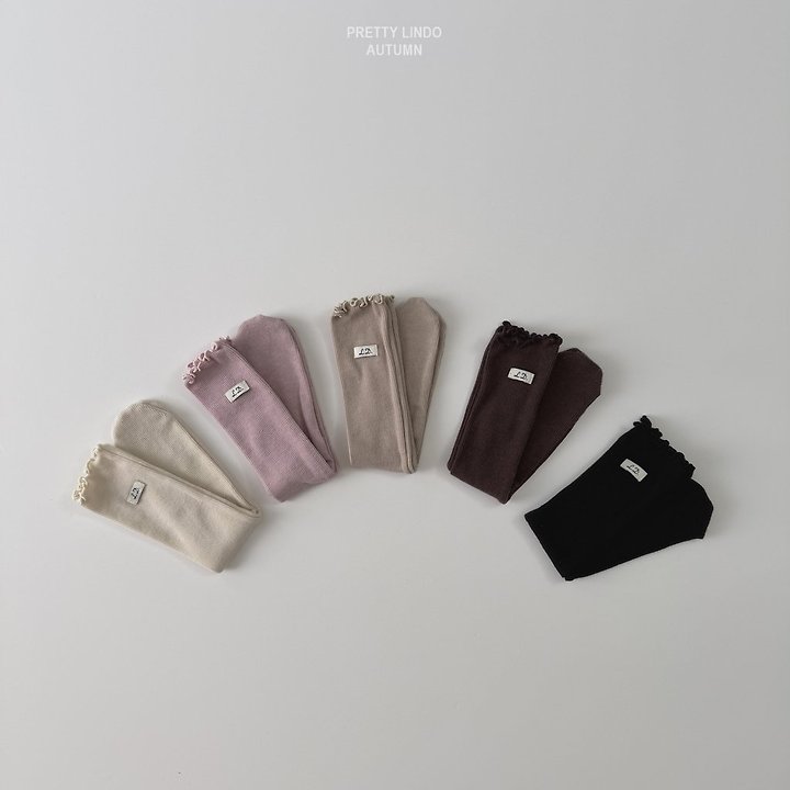 Lindo - Korean Children Fashion - #prettylittlegirls - Soft Ribbed Long Socks - 10