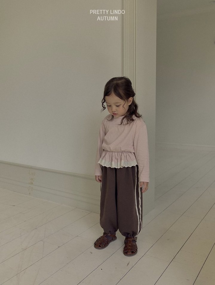 Lindo - Korean Children Fashion - #todddlerfashion - Single Lace Ruffle Tee - 11