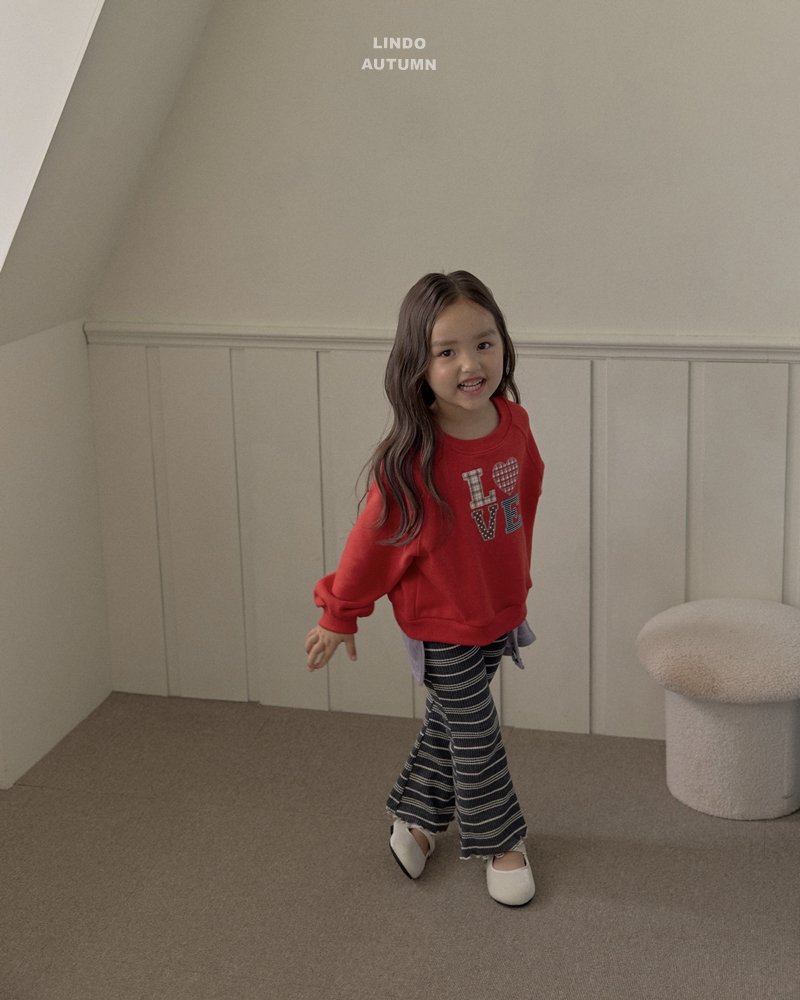 Lindo - Korean Children Fashion - #toddlerclothing - Love Heart Sweatshirt - 7