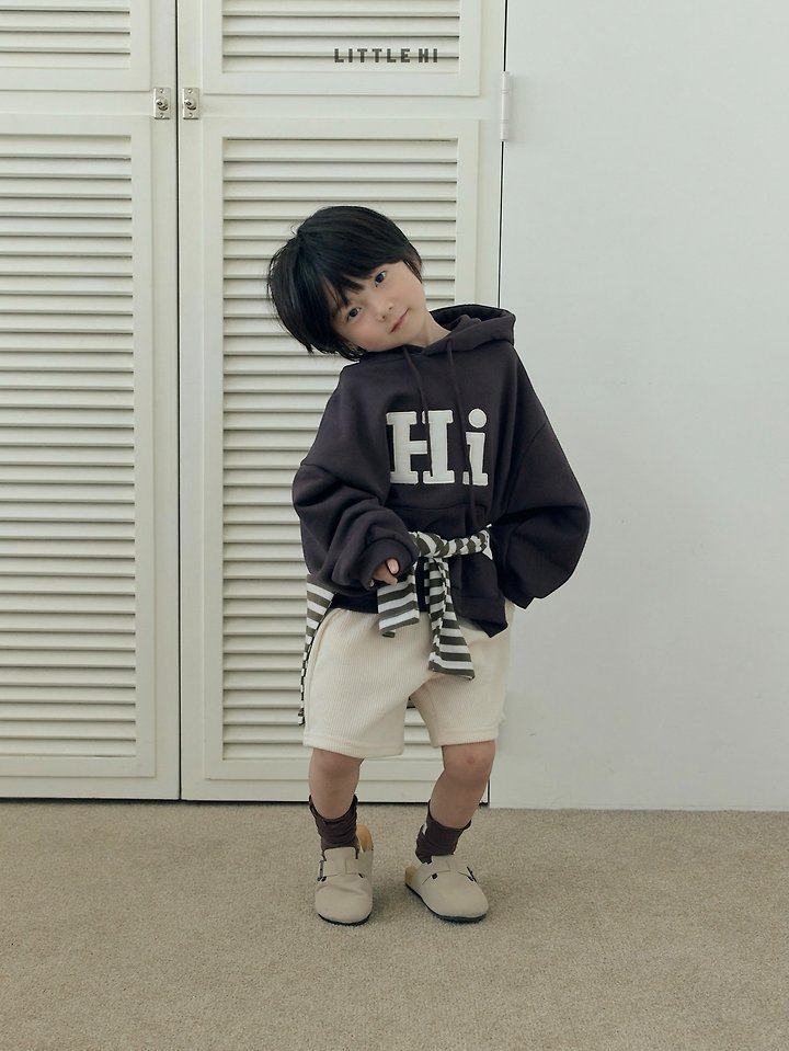 Little Hi - Korean Children Fashion - #Kfashion4kids - Hi Embroidery Hoodie - 8