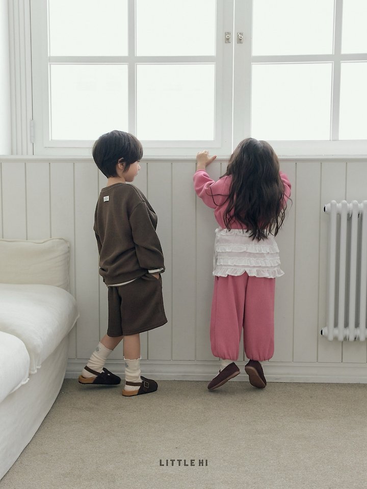 Little Hi - Korean Children Fashion - #Kfashion4kids - Texture Half Pants - 6