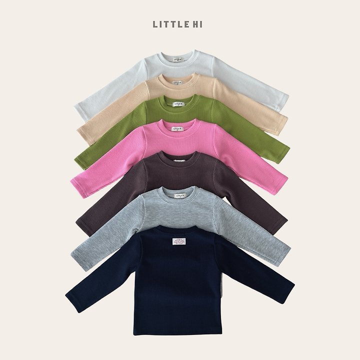 Little Hi - Korean Children Fashion - #childofig - One Week Rib Tee