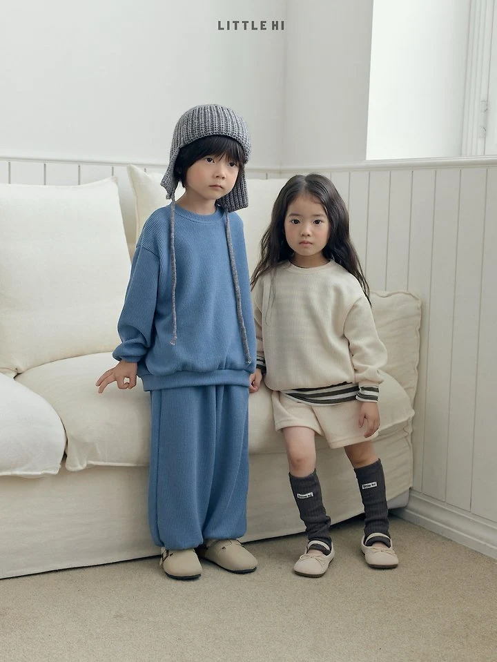 Little Hi - Korean Children Fashion - #discoveringself - Texture Jogger Pants - 6