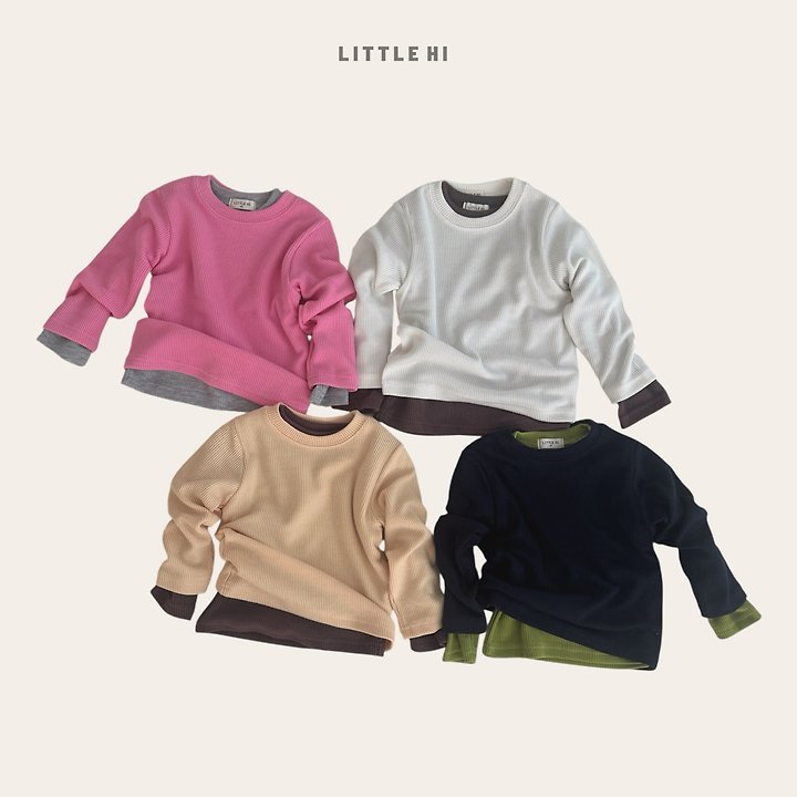 Little Hi - Korean Children Fashion - #designkidswear - One Week Rib Tee - 4