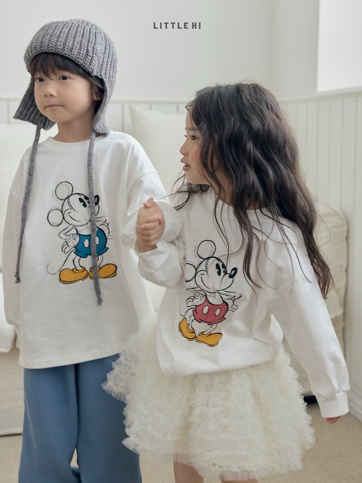 Little Hi - Korean Children Fashion - #fashionkids - Sketch Sweatshirts - 6