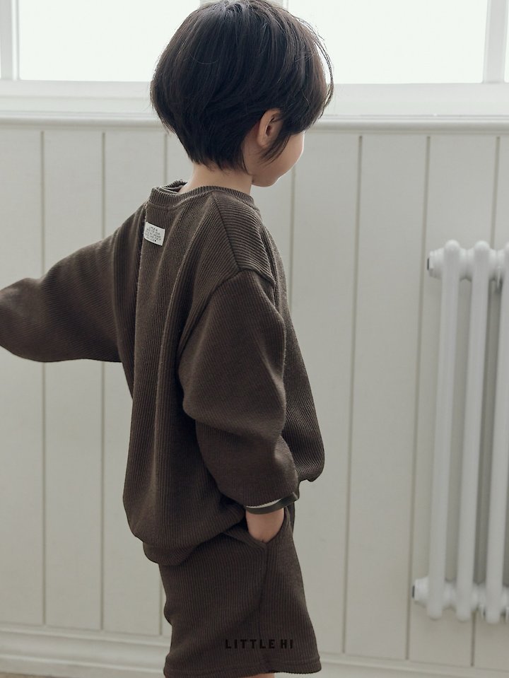 Little Hi - Korean Children Fashion - #fashionkids - Texture Sweatshirts - 12
