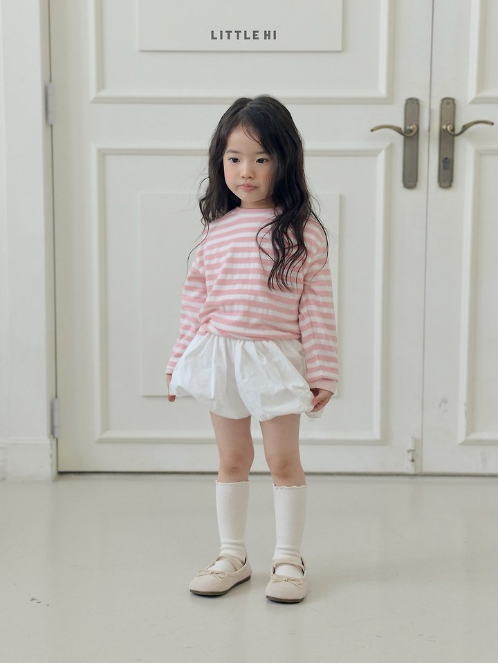 Little Hi - Korean Children Fashion - #fashionkids - Autumn Stripe Tee - 10