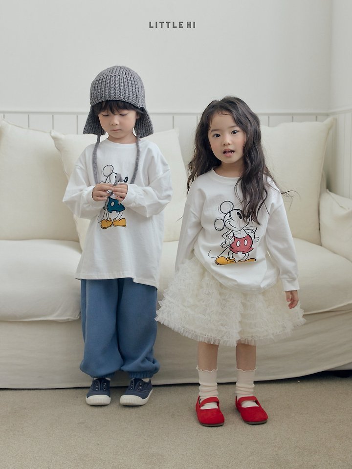 Little Hi - Korean Children Fashion - #kidsshorts - Sketch Sweatshirts - 7