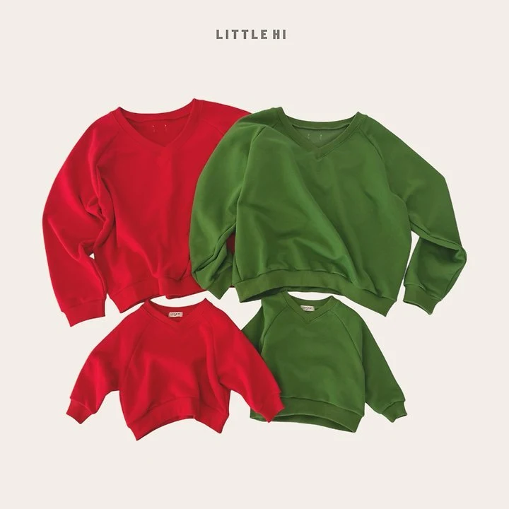 Little Hi - Korean Children Fashion - #kidsstore - Kids V-neck Sweatshirts - 5