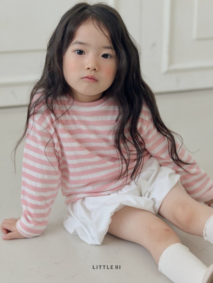 Little Hi - Korean Children Fashion - #kidsstore - Autumn Stripe Tee - 12