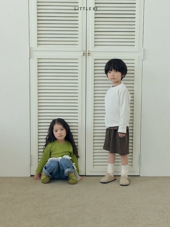 Little Hi - Korean Children Fashion - #kidzfashiontrend - One Week Rib Tee - 8
