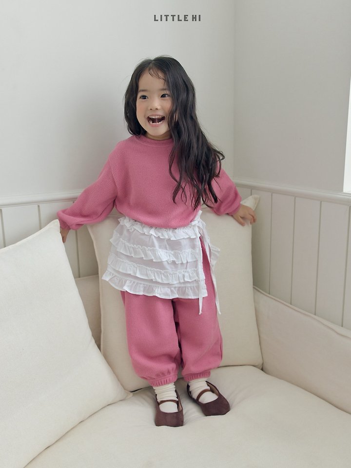 Little Hi - Korean Children Fashion - #littlefashionista - Texture Jogger Pants - 12