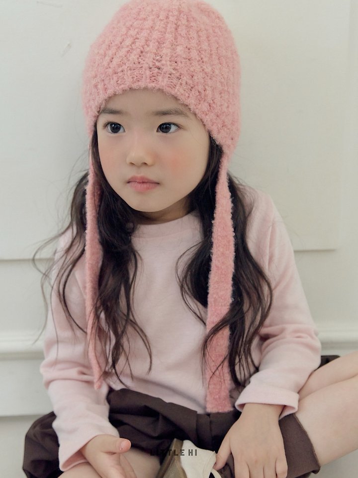 Little Hi - Korean Children Fashion - #littlefashionista - Cozy Knit Bonnet - 5