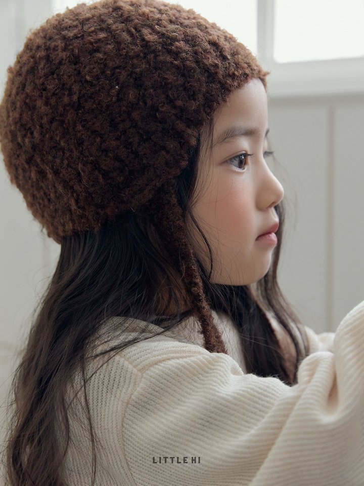 Little Hi - Korean Children Fashion - #minifashionista - Cozy Knit Bonnet - 7