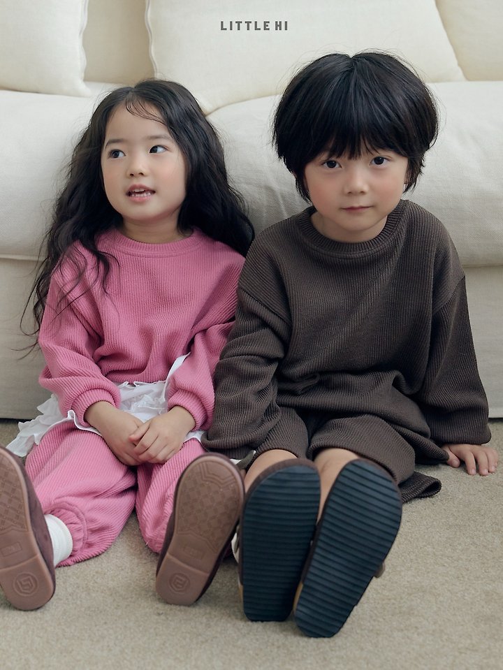 Little Hi - Korean Children Fashion - #minifashionista - Texture Sweatshirts - 5
