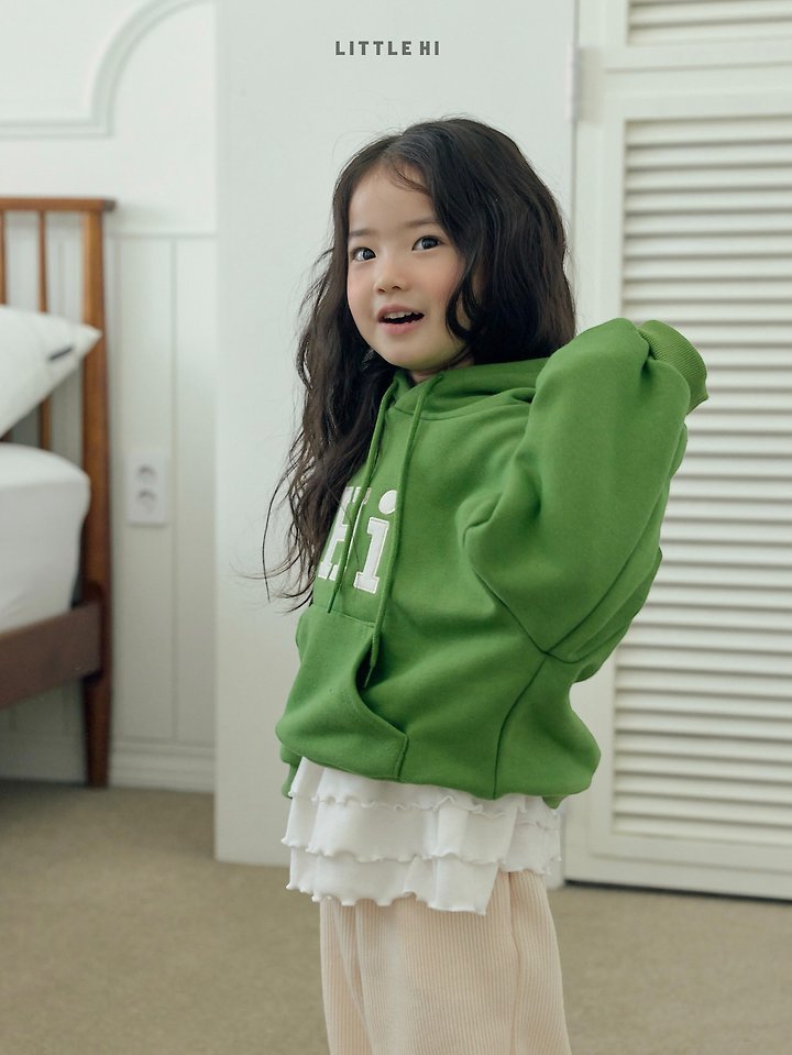 Little Hi - Korean Children Fashion - #prettylittlegirls - Hi Embroidery Hoodie - 12