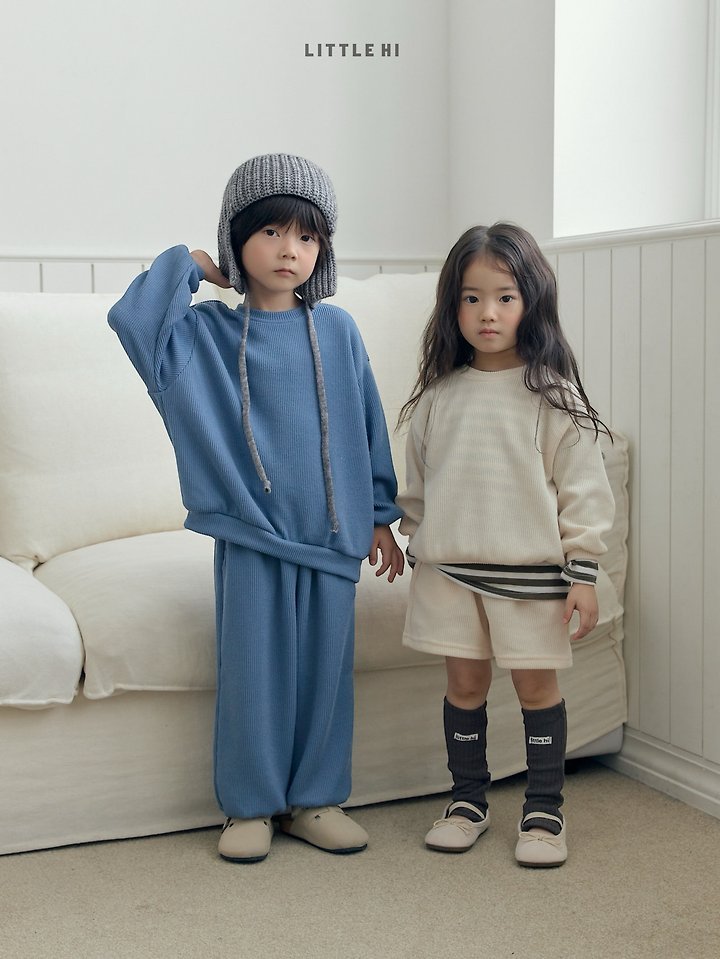 Little Hi - Korean Children Fashion - #prettylittlegirls - Texture Half Pants - 10