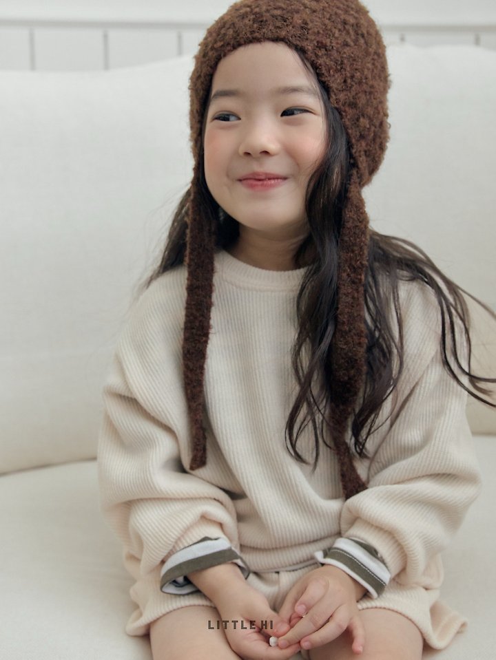 Little Hi - Korean Children Fashion - #prettylittlegirls - Cozy Knit Bonnet - 8