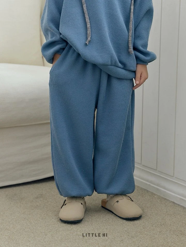 Little Hi - Korean Children Fashion - #toddlerclothing - Texture Jogger Pants