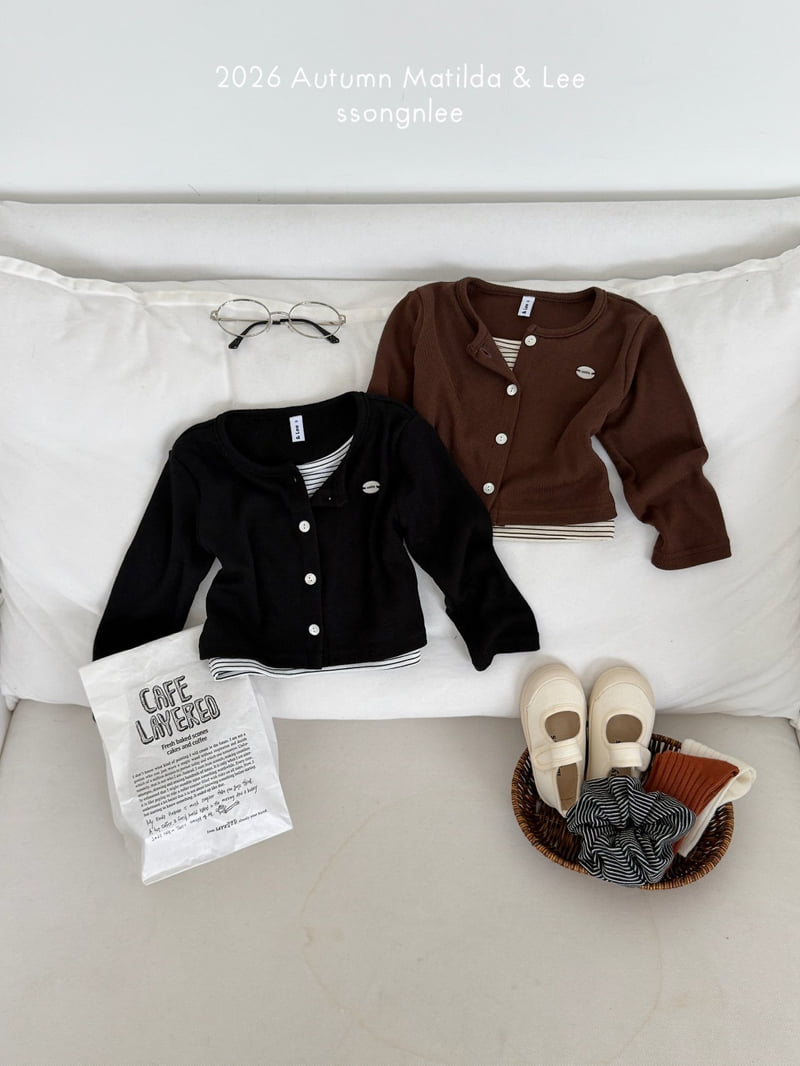Matilda & Lee - Korean Children Fashion - #Kfashion4kids - Stripe Layered Cardigan - 7