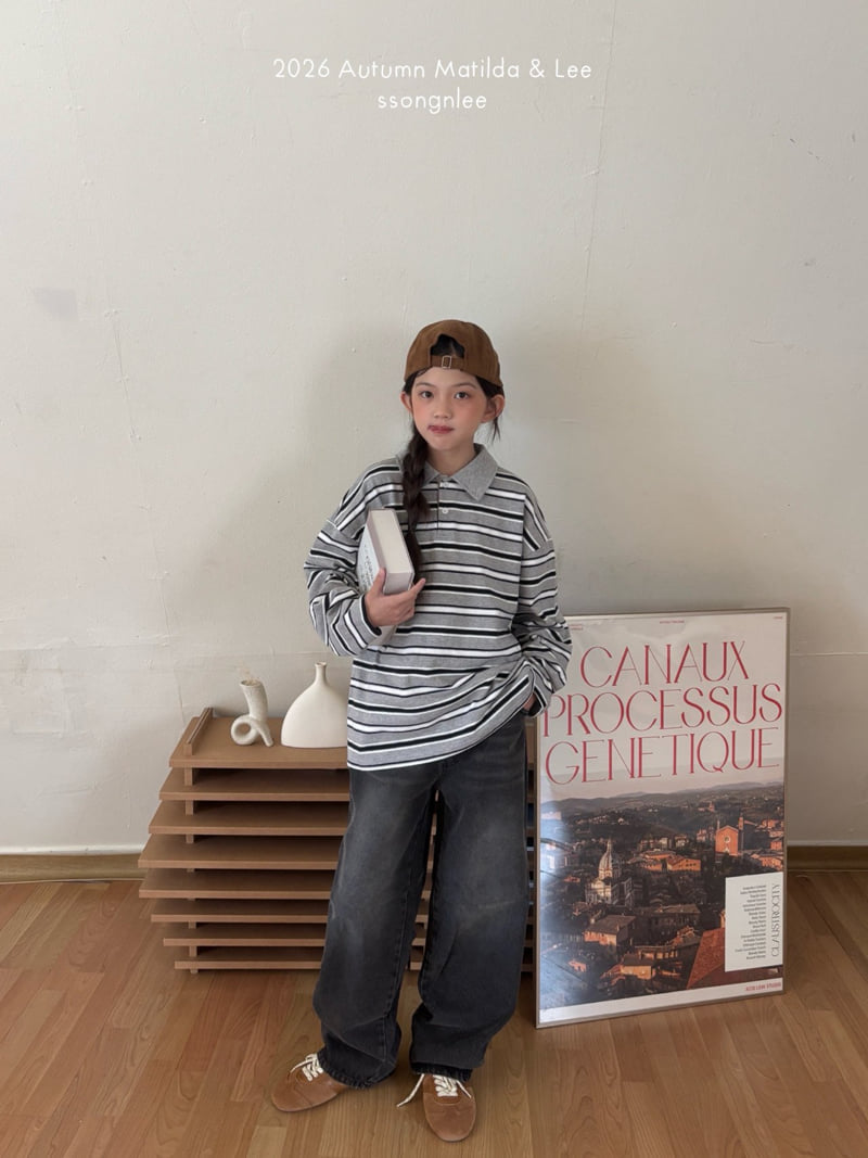 Matilda & Lee - Korean Children Fashion - #Kfashion4kids - Crash Daily Denim Pants - 3