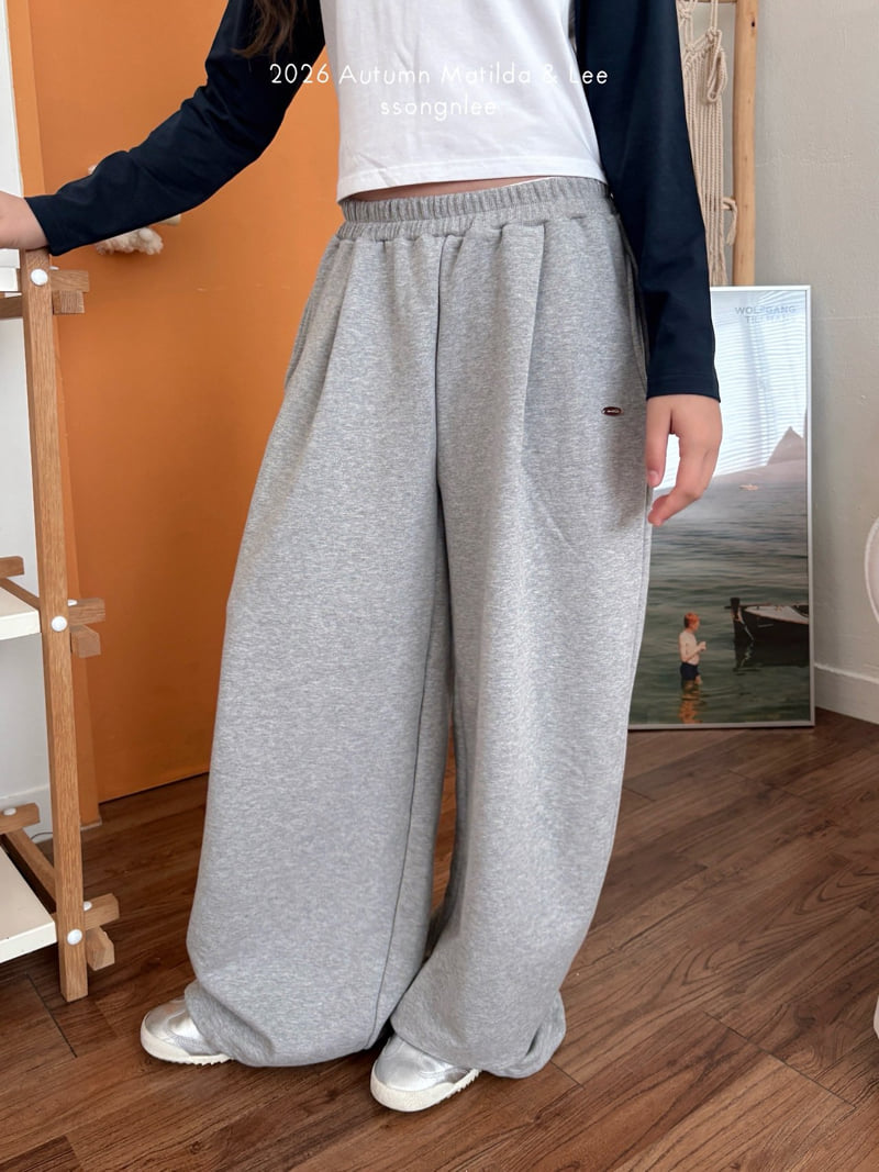 Matilda & Lee - Korean Children Fashion - #Kfashion4kids - Pintuck Wide String Pants