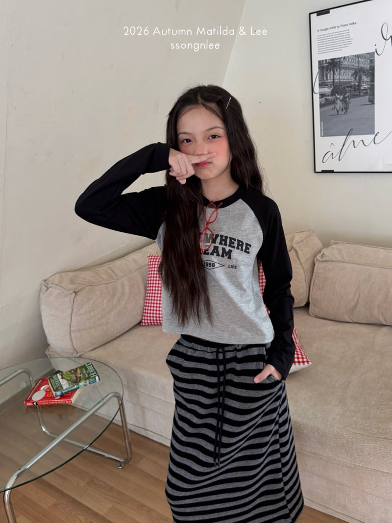 Matilda & Lee - Korean Children Fashion - #Kfashion4kids - 1998 Colorblock Raglan Tee - 12
