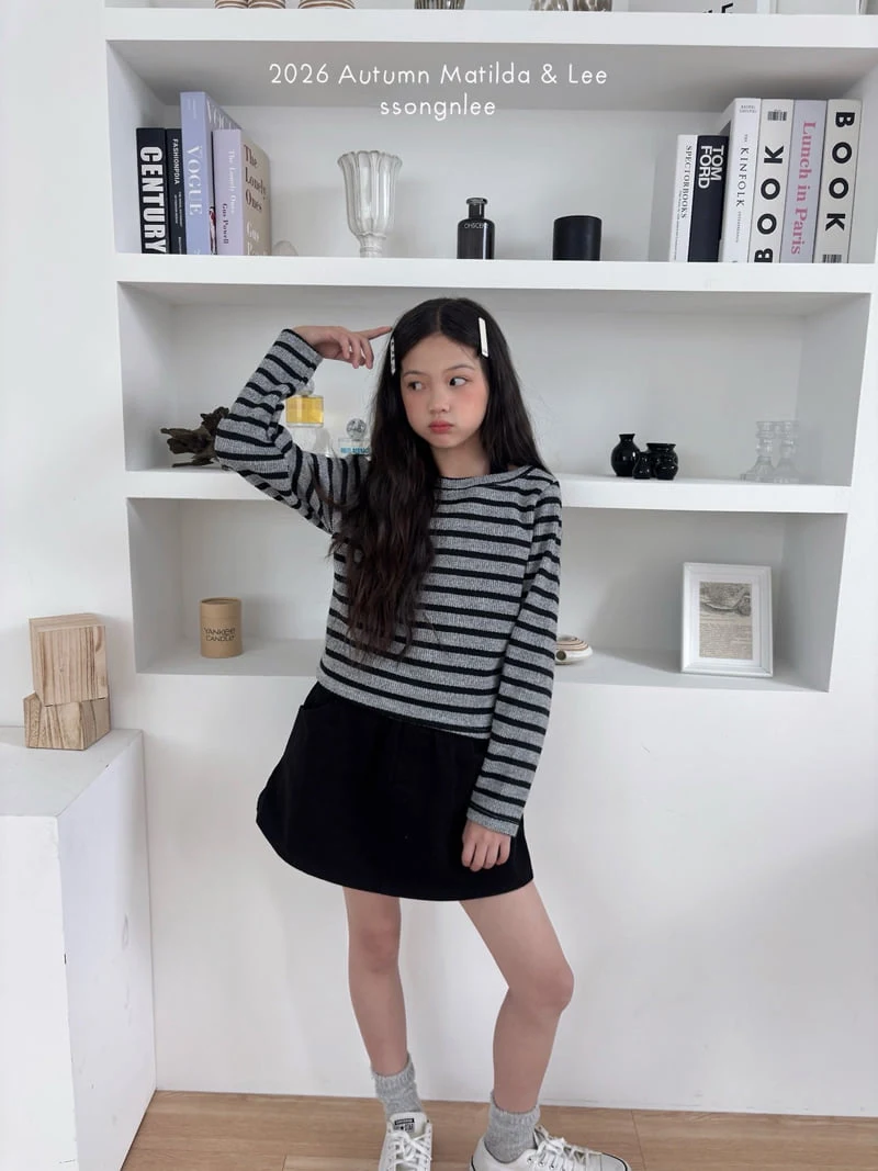 Matilda & Lee - Korean Children Fashion - #Kfashion4kids - Duffy Off Shoulder Tee - 11