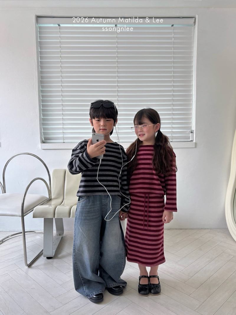 Matilda & Lee - Korean Children Fashion - #Kfashion4kids - Billy Off-Shoulder Tee - 6
