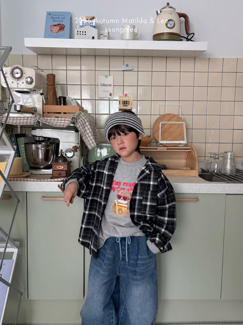 Matilda & Lee - Korean Children Fashion - #Kfashion4kids - New Banding Denim Pants - 5