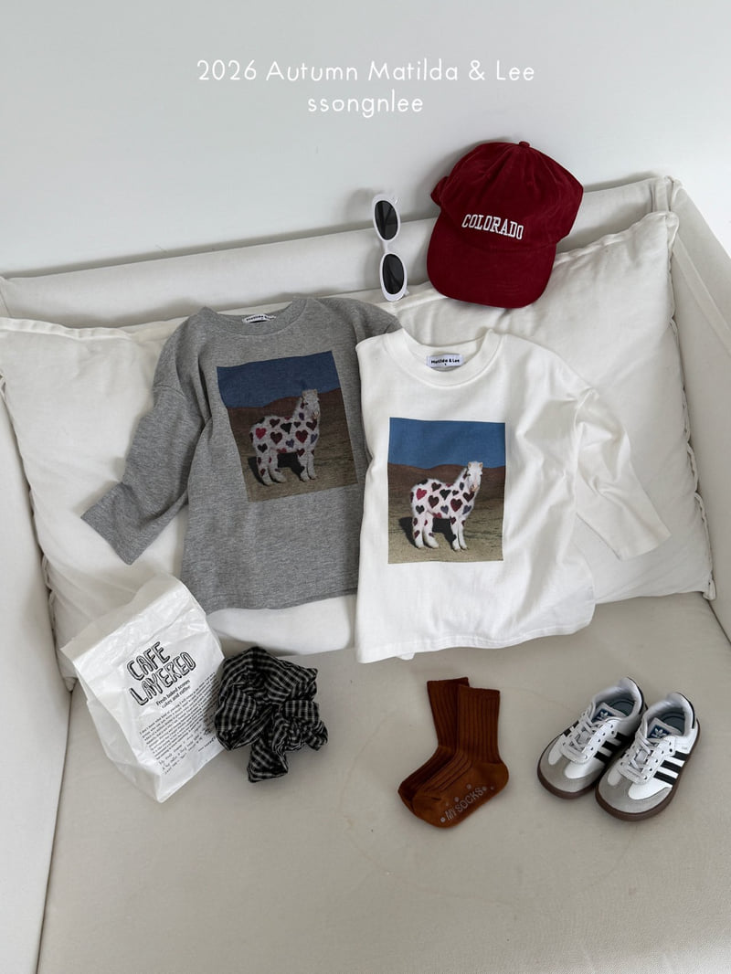 Matilda & Lee - Korean Children Fashion - #Kfashion4kids - Heart Pony Tee - 12