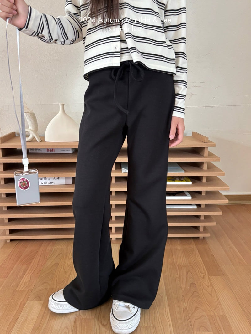 Matilda & Lee - Korean Children Fashion - #Kfashion4kids - Autumn Daily Bootcut Pants