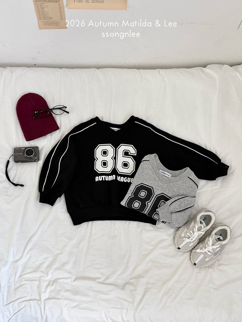 Matilda & Lee - Korean Children Fashion - #Kfashion4kids - Sporty 86 Sweatshirt - 10