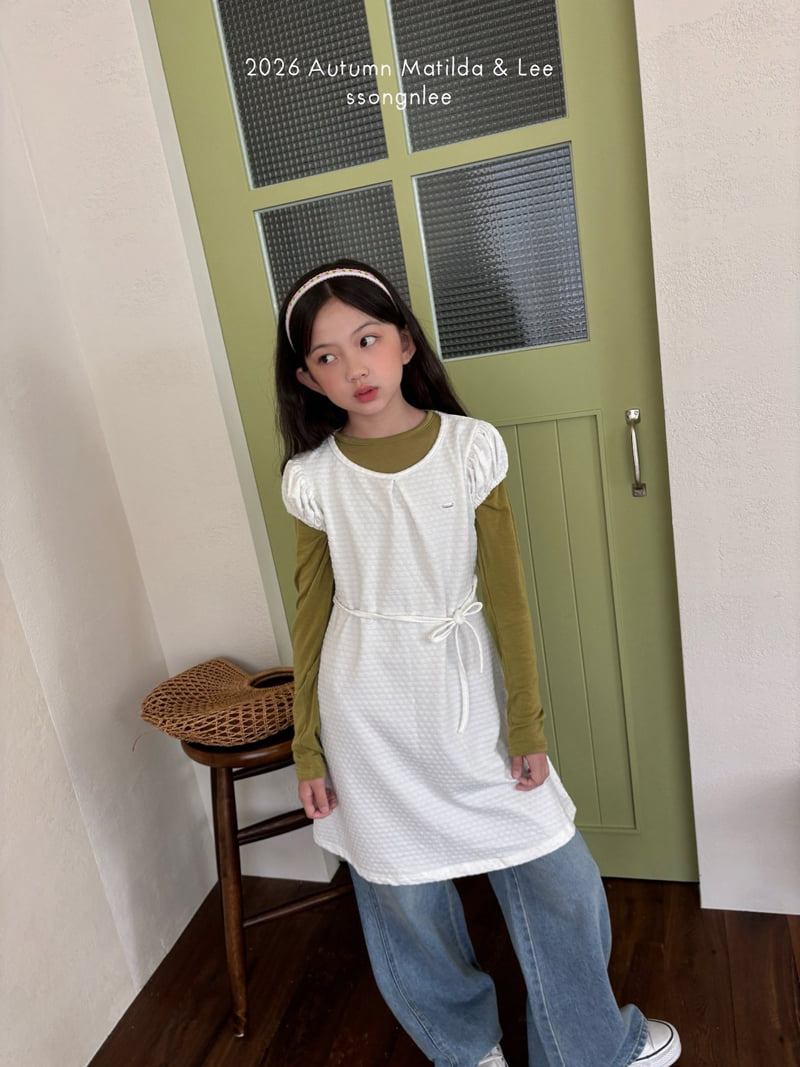 Matilda & Lee - Korean Children Fashion - #Kfashion4kids - Puff One-piece - 3