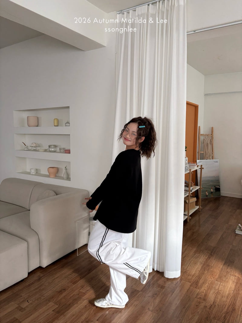 Matilda & Lee - Korean Children Fashion - #Kfashion4kids - Flower Line Pants - 6