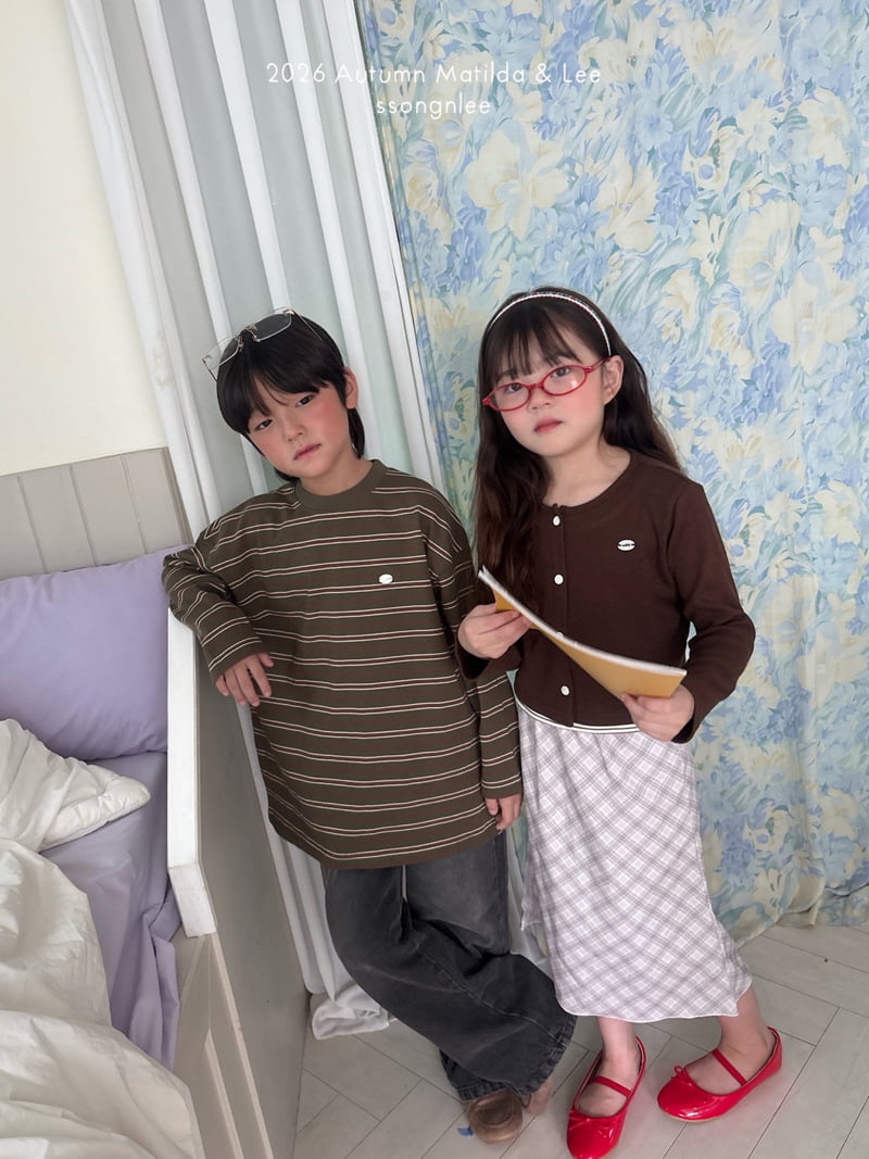 Matilda & Lee - Korean Children Fashion - #childofig - Stripe Layered Cardigan - 12