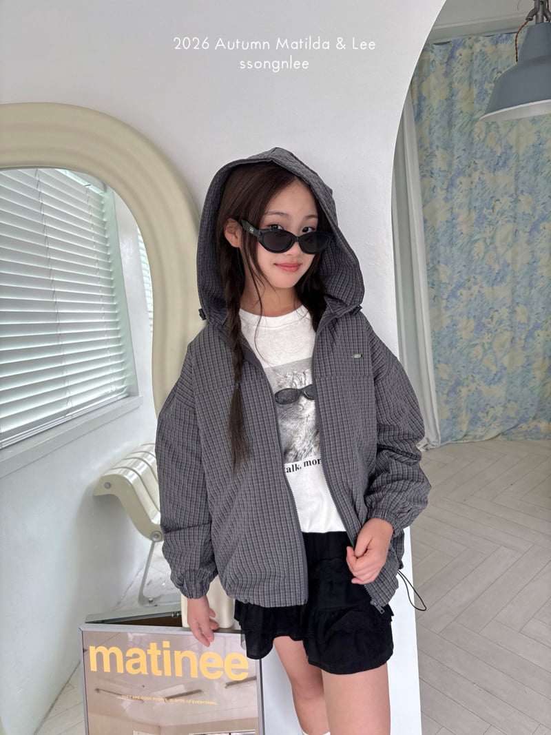 Matilda & Lee - Korean Children Fashion - #childofig - Check Hooded Jacket - 12