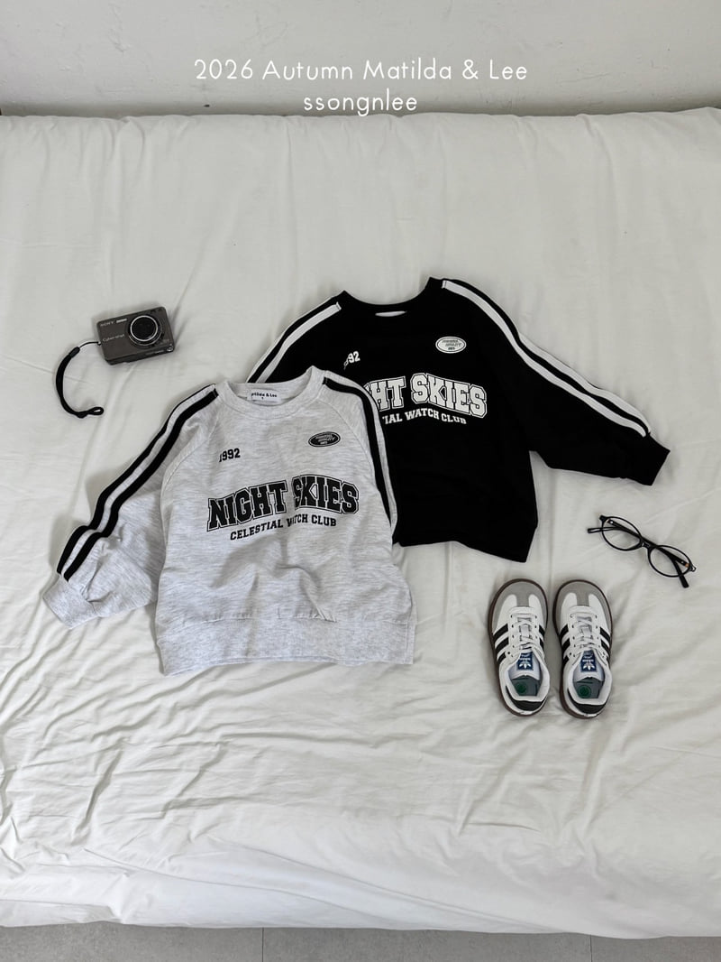 Matilda & Lee - Korean Children Fashion - #childofig - Two-Line Sweatshirt - 10